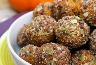 Тыквенные шарики с шоколадом