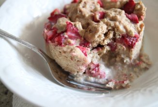 Гречнево-клубничный завтрак