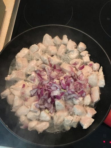 Фунчоза с курицей и овощами 🍅🌶🥒🥕🥬🍆🥑🥦 - Шаг 5