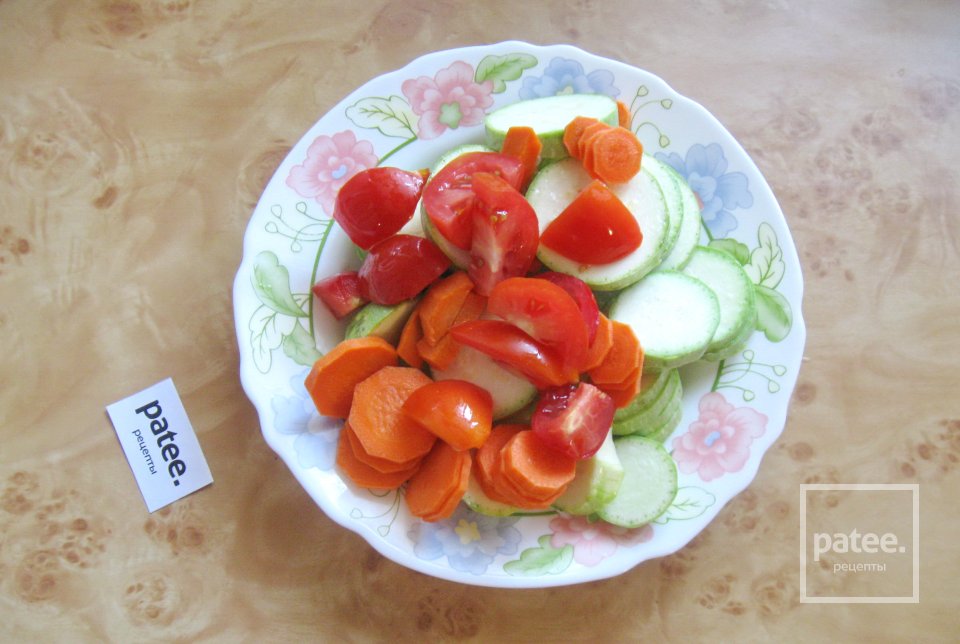 Икра из кабачков в духовке в рукаве - Шаг 4