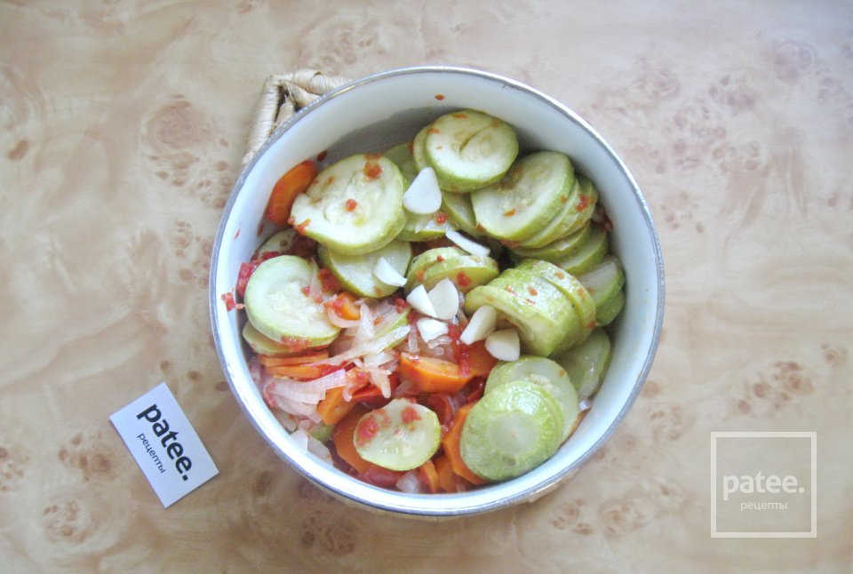 Икра из кабачков в духовке в рукаве - Шаг 8