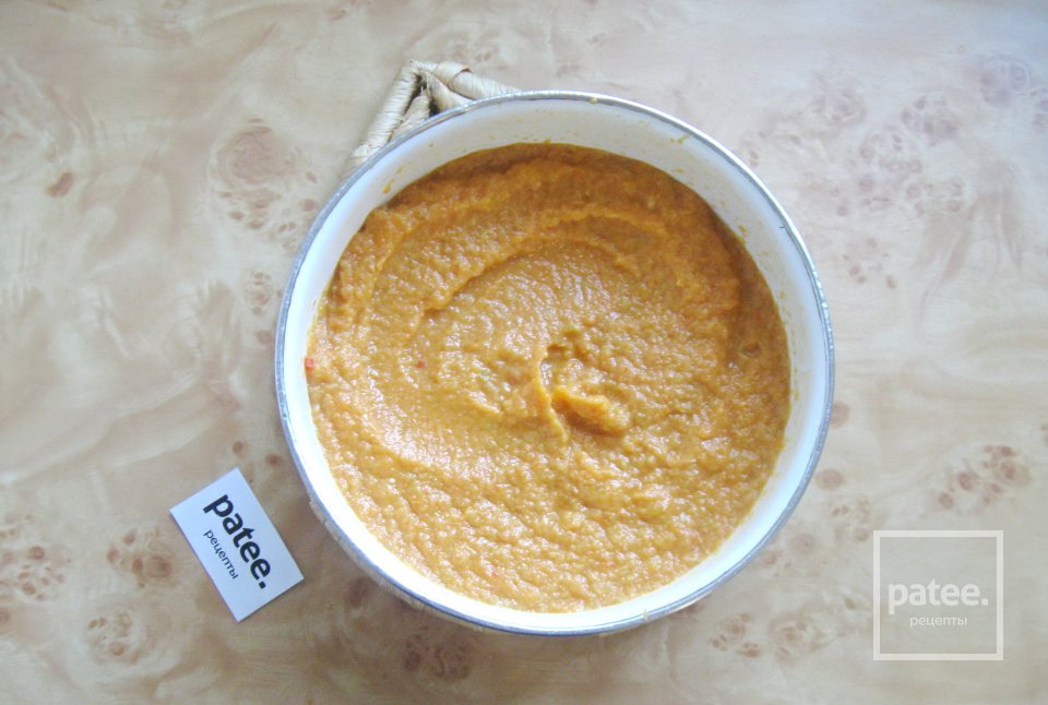 Икра из кабачков в духовке в рукаве - Шаг 9