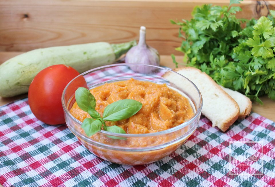 Икра из кабачков в духовке в рукаве - Шаг 11