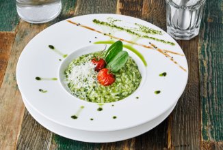 Ризотто с мятой и базиликом