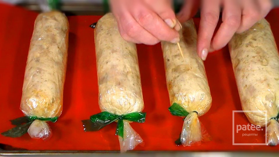 Куриные домашние колбаски - Шаг 9