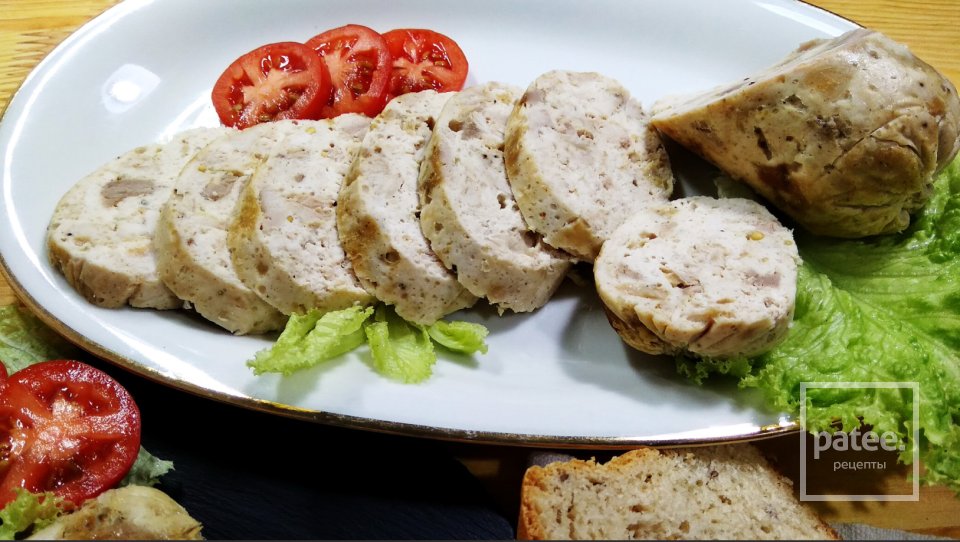 Куриные домашние колбаски - Шаг 13