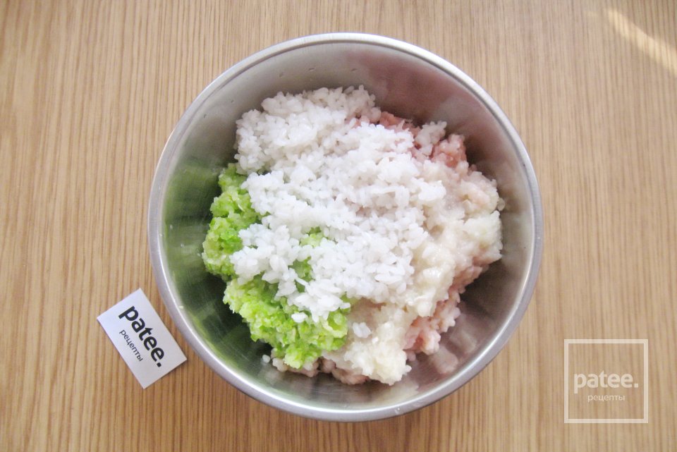 Перец, фаршированный курицей и кабачком - Шаг 4