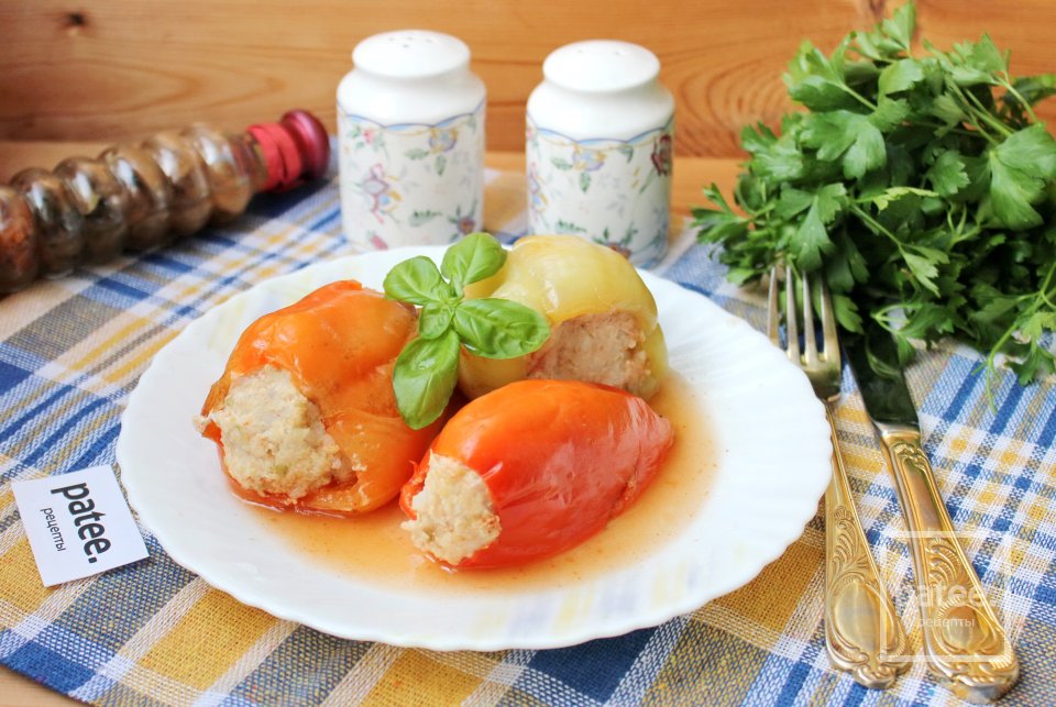 Перец, фаршированный курицей и кабачком - Шаг 12