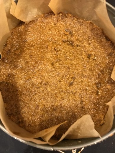 Фисташковый чизкейк 🍰с голубикой и шоколадом🍫 - Шаг 5