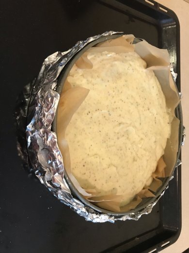 Фисташковый чизкейк 🍰с голубикой и шоколадом🍫 - Шаг 14