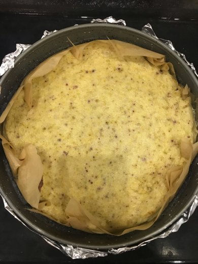 Фисташковый чизкейк 🍰с голубикой и шоколадом🍫 - Шаг 15