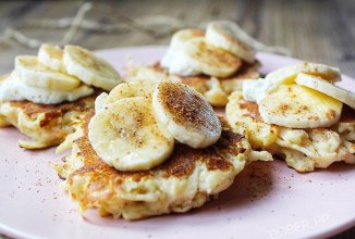 Яблочные оладушки