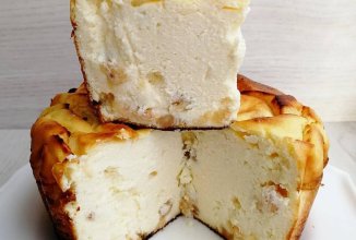 Творожная запеканка с изюмом