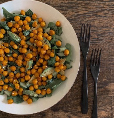 Салат с прочным нутом - Шаг 1