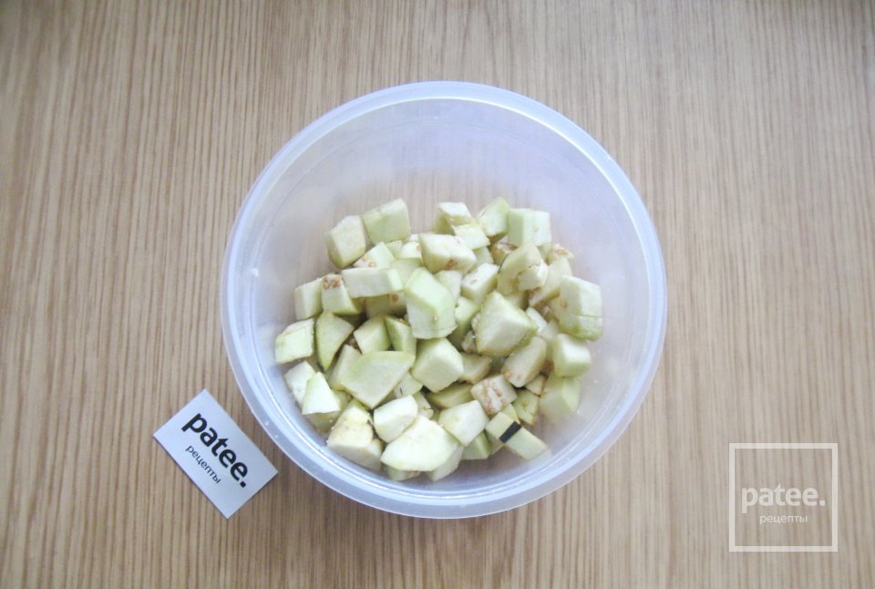 Салат с баклажаном и сыром фета - Шаг 3