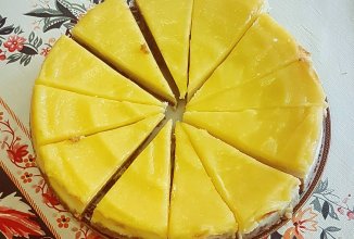 Лимонный чизкейк с лимонным курдом