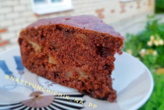 Пирог с яблоками в меду