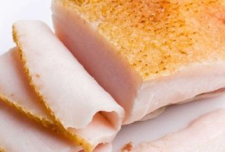 Сало с фасолью