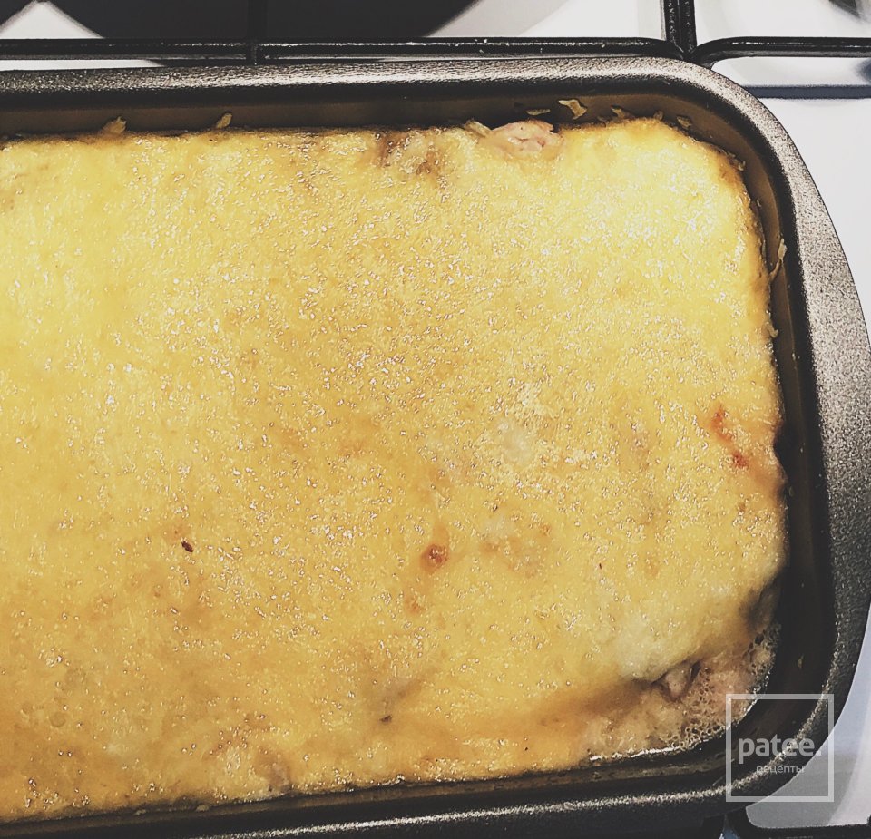 Жульен с курицей и грибами под сливочным соусом - Шаг 5