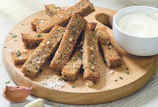 Чесночные гренки