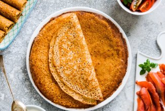 Дрожжевые блины с гречневой мукой