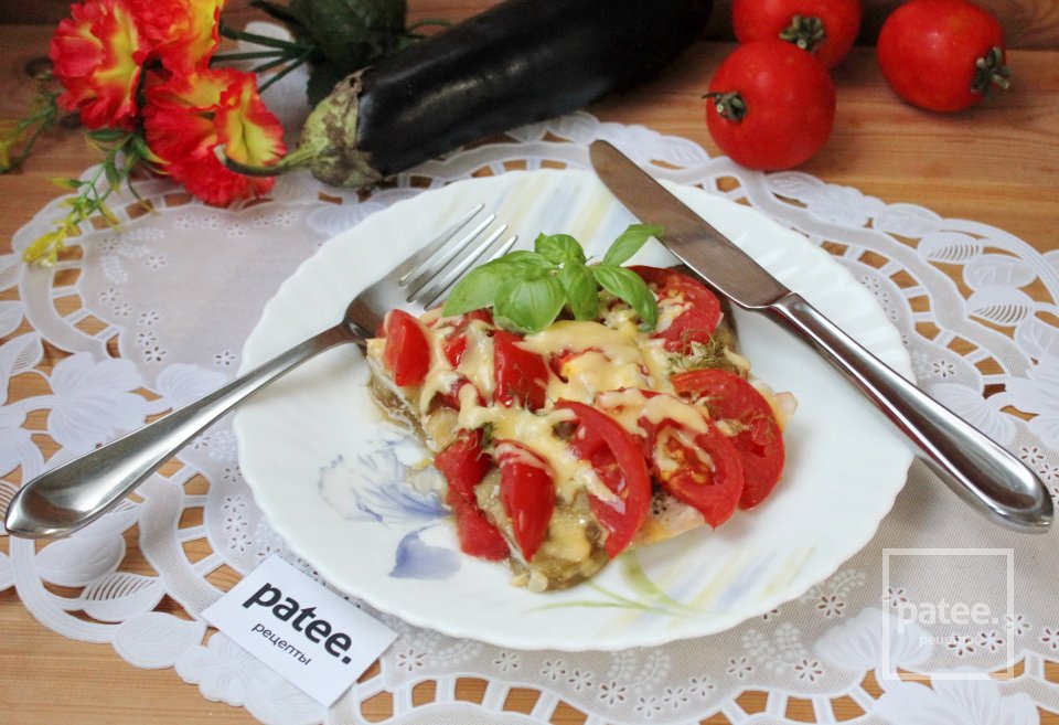 Куриная грудка запеченная с баклажанами и помидорами - Шаг 15