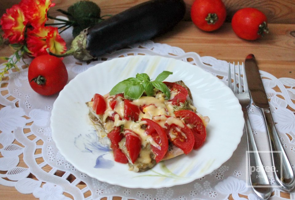 Куриная грудка запеченная с баклажанами и помидорами - Шаг 16