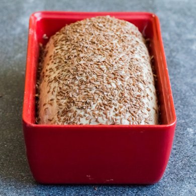 Ржано-пшеничный хлеб с мраморным рисунком - Шаг 7