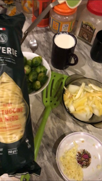 Паста «От Лишы»с креветками 🦐по средиземноморски - Шаг 1