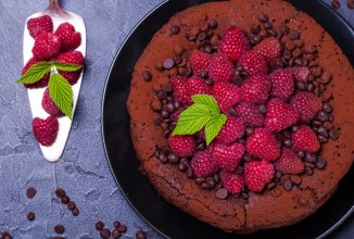 Шоколадный пирог без муки