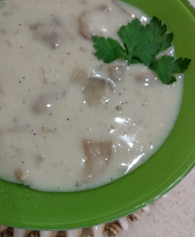 Крем-суп из шампиньонов