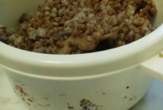 Гречка с грибами