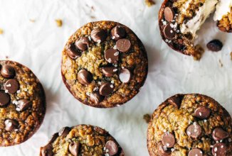 Кексы из цуккини с шоколадной крошкой