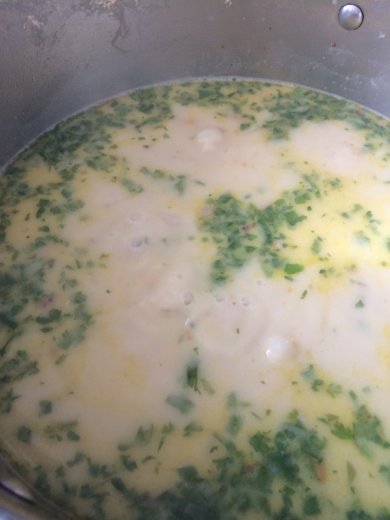 Гороховый суп с плавленным сыром и копчёной курицей - Шаг 4