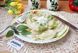 Вареники с картофелем и жареным луком