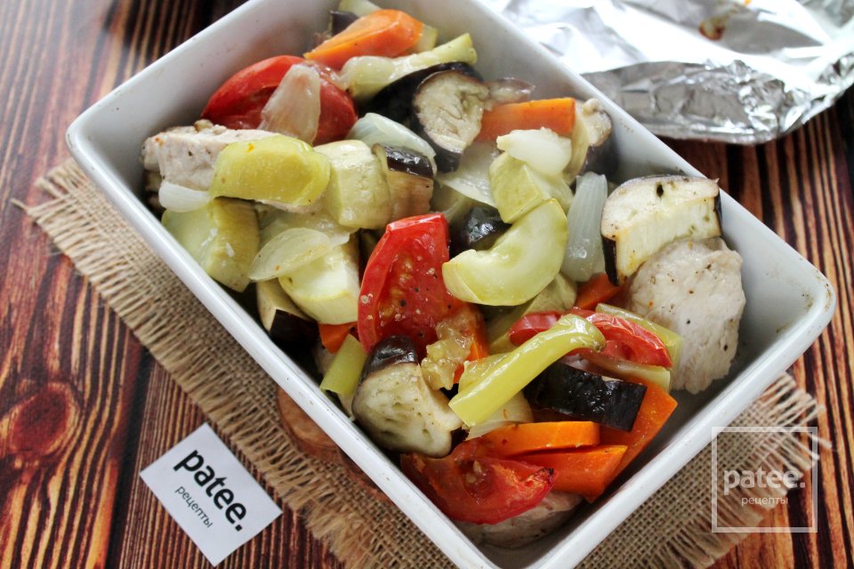 Запеченное овощное рагу с индейкой - Шаг 12