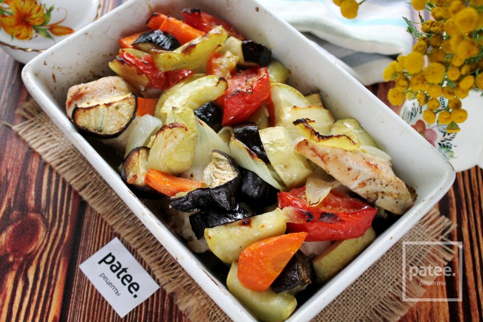 Запеченное овощное рагу с индейкой - Шаг 13