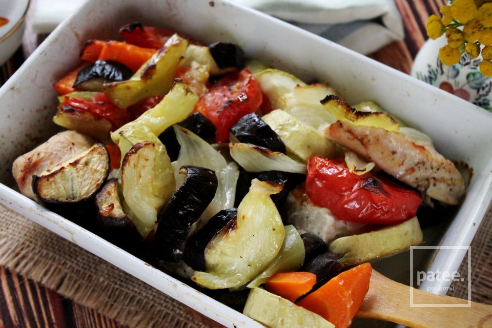 Запеченное овощное рагу с индейкой - Шаг 14