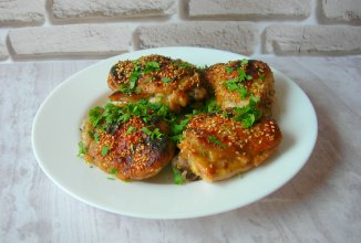 Курица в духовке по-восточному