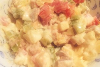 Салат со свининой