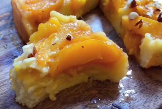 АБРИКОСОВЫЙ СЛИВОЧНЫЙ ПИРОГ 🥧