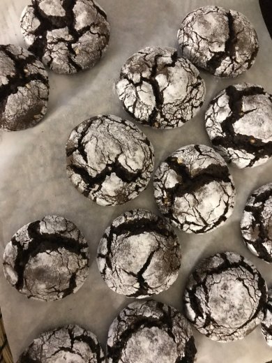 Шоколадное печенье с трещинками - Шаг 5