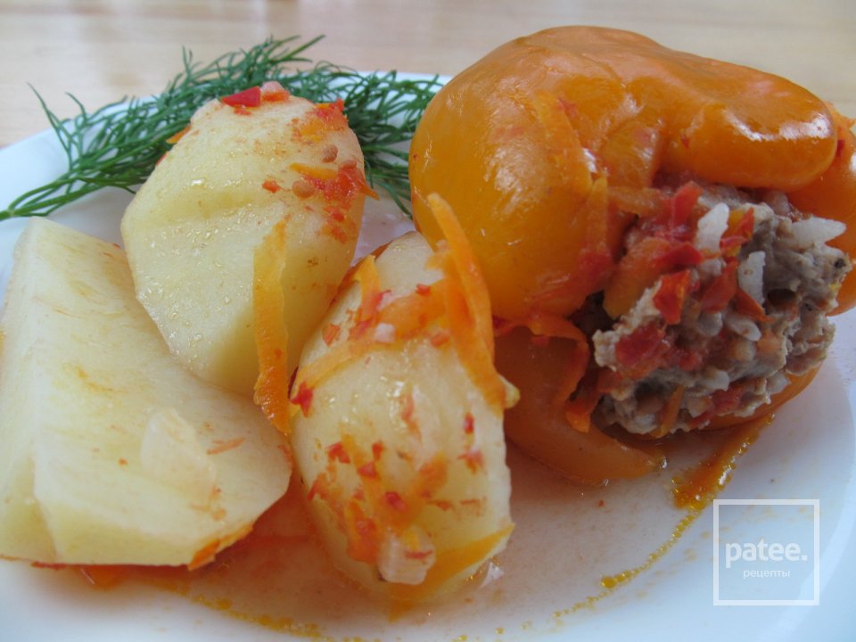 Фаршированный перец с картошкой - Шаг 6
