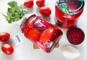 Овощи-ассорти маринованные со свеклой