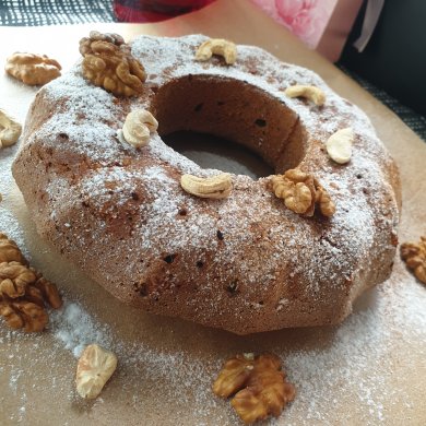 ПП-овсяный кекс с бананом и орехами - Шаг 2