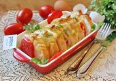 Горячие бутерброды веером