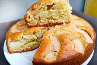 Яблочный пирог на кефире