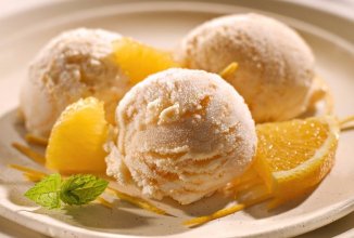 Мороженое из творога с бананами