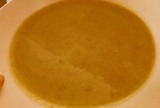 Суп-крем из зеленого горошка