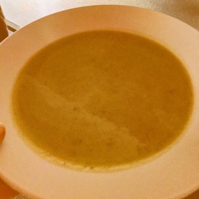 Суп-крем из зеленого горошка